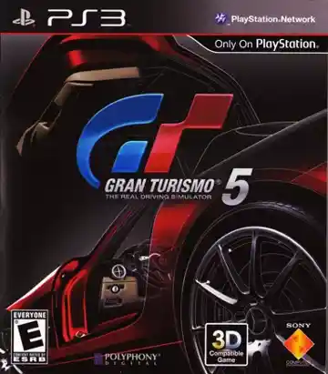 Gran Turismo 5 (USA) (v1.05) (Disc) (Update) box cover front